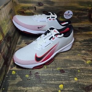 Nike Air Zoom Infinity Tour 2 Golf White University Red FD0217-101 Size 11.5 New